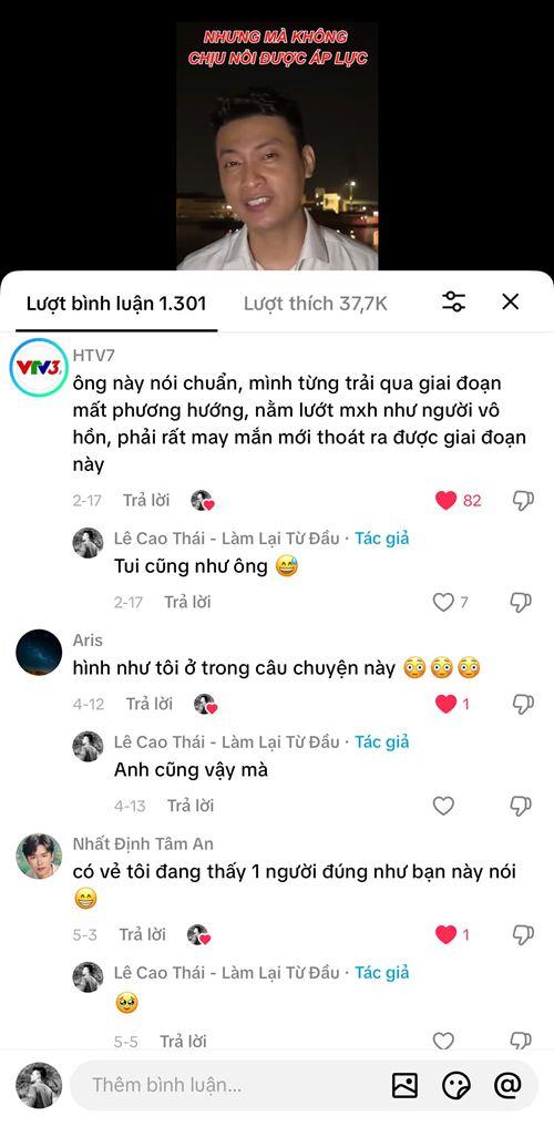 Binh luan TikTok cua hoc vien