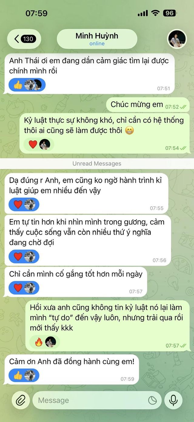 Feedback từ Minh