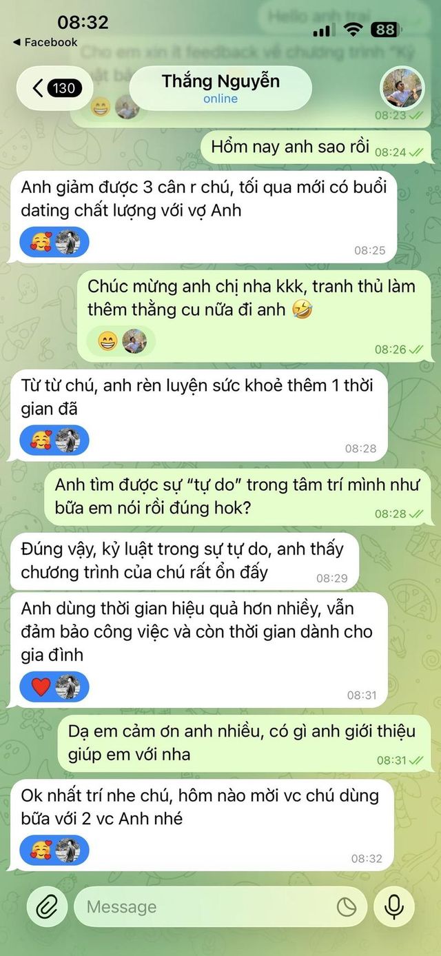 Feedback từ Thắng